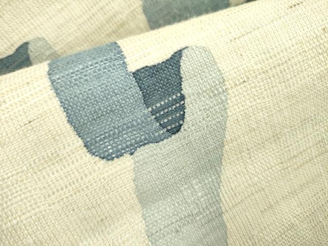 平和屋着物＊夏物 九寸名古屋帯 抽象文様 麻 逸品 DAAY2909op