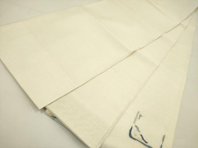 平和屋着物＊夏物 太鼓柄袋帯 すくい織 抽象文様 金銀糸 正絹 逸品 DAAY2912op