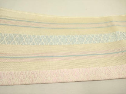 平和屋着物＊夏物 本場筑前博多織 八寸名古屋帯 紗献上 正絹 逸品 DAAY2915op