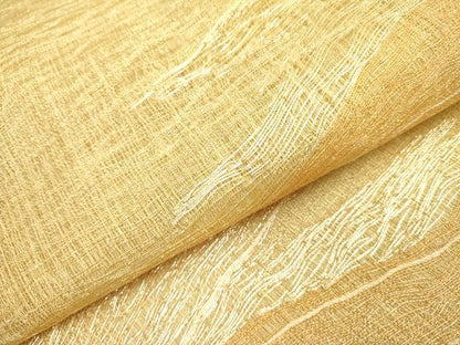 平和屋着物＊夏物 太鼓柄袋帯 櫛織 風景文 金糸 正絹 逸品 DAAY2933op