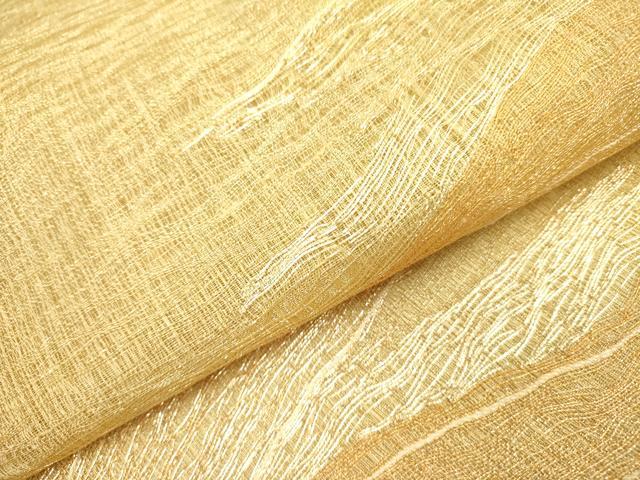 平和屋着物＊夏物 太鼓柄袋帯 櫛織 風景文 金糸 正絹 逸品 DAAY2933op