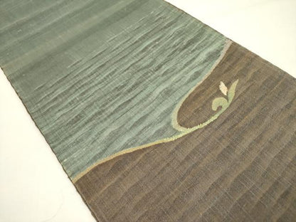 平和屋着物＊夏物 太鼓柄袋帯 涼風微香文 正絹 逸品 未使用 DAAY2939op