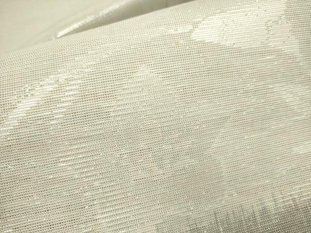平和屋着物＊夏物 六通柄袋帯 桔梗 銀糸 正絹 逸品 DAAY2940op