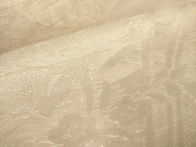 平和屋着物＊夏物 六通柄袋帯 草花 銀糸 正絹 逸品 DAAY2951op