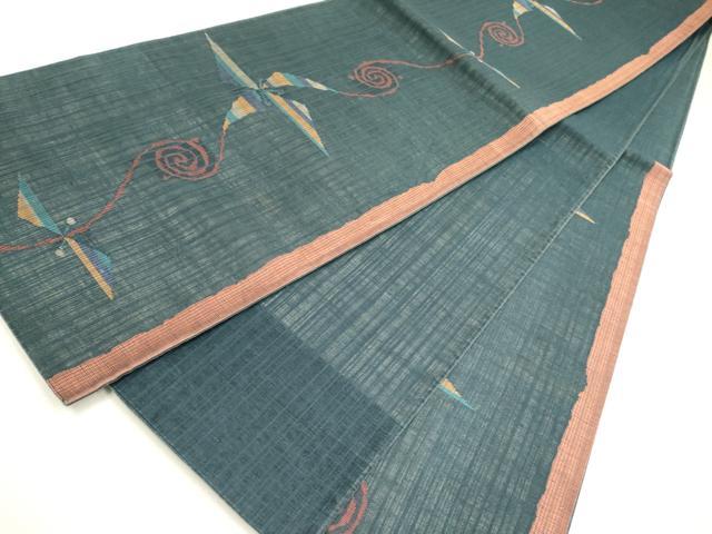 平和屋着物＊夏物 六通柄袋帯 抽象文様 正絹 逸品 DAAY2953op