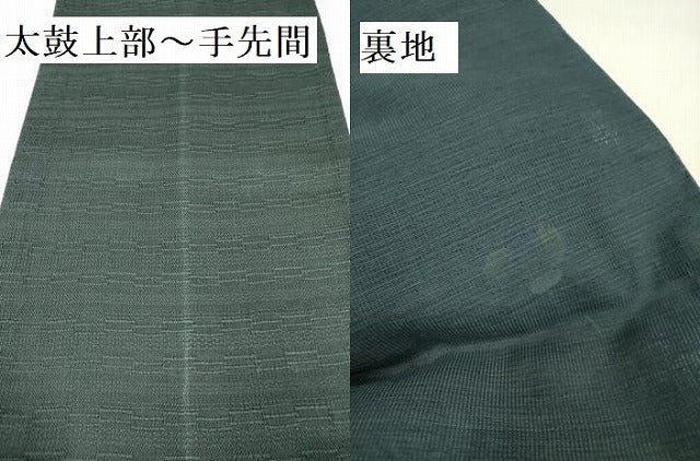 平和屋着物＊夏物 太鼓柄袋帯 花丸文 正絹 逸品 DAAY2956op