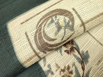 平和屋着物＊夏物 太鼓柄袋帯 花丸文 正絹 逸品 DAAY2956op