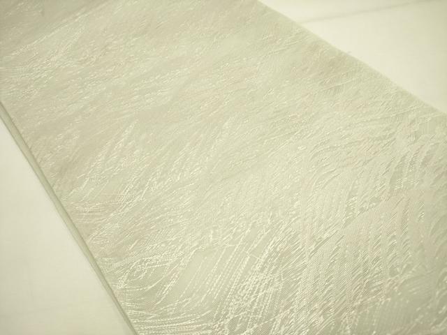 平和屋着物＊夏物　六通柄袋帯　流水文　銀糸　正絹　逸品　DAAY2982op