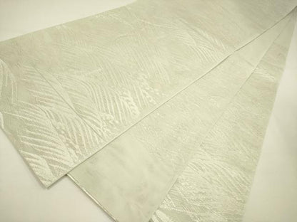 平和屋着物＊夏物　六通柄袋帯　流水文　銀糸　正絹　逸品　DAAY2982op