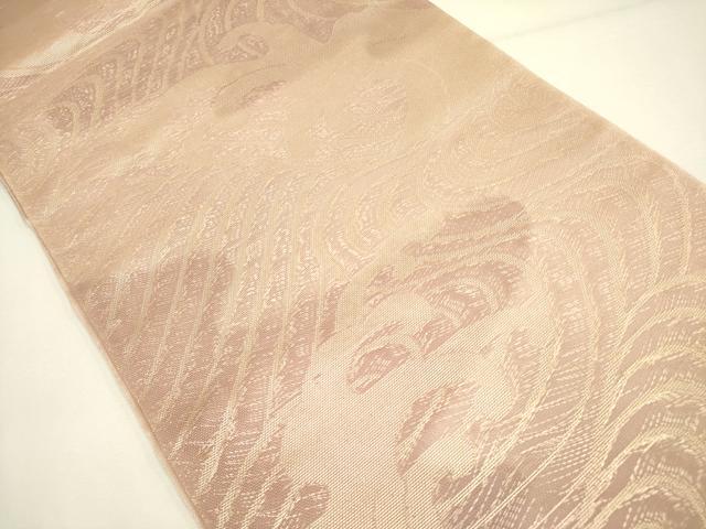 平和屋着物＊夏物 六通柄袋帯 立波文 金糸 正絹 逸品 DAAY2983op