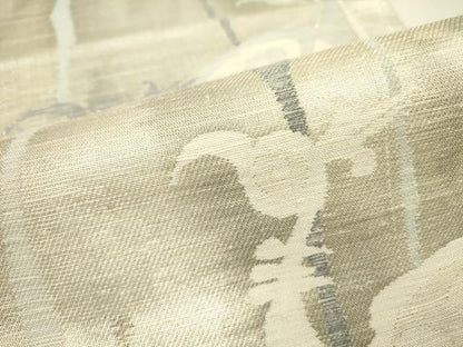 平和屋着物＊夏物 六通柄袋帯 群れ鳥 スリーシーズン 春夏秋 正絹 逸品 DAAY2986op