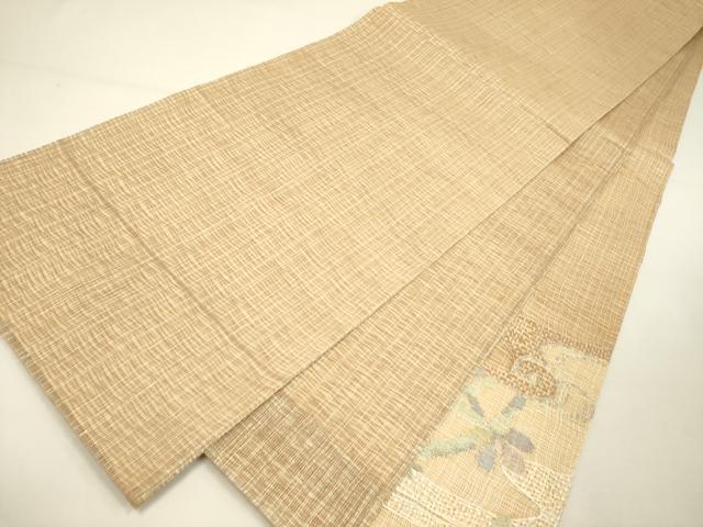 平和屋着物＊夏物　太鼓柄袋帯　流水草葉文　金銀糸　正絹　逸品　DAAY2993op 平和屋着物＊夏物 太鼓柄袋帯 流水草葉文 金銀糸 正絹 逸品 DAAY2993op
