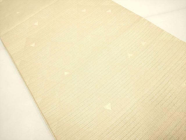 平和屋着物＊夏物 六通柄袋帯 鱗文 金糸 正絹 逸品 DAAY2999op