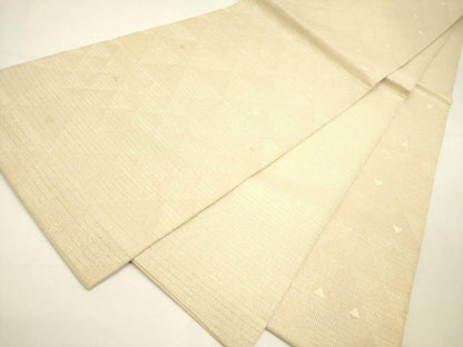平和屋着物＊夏物 六通柄袋帯 鱗文 金糸 正絹 逸品 DAAY2999op