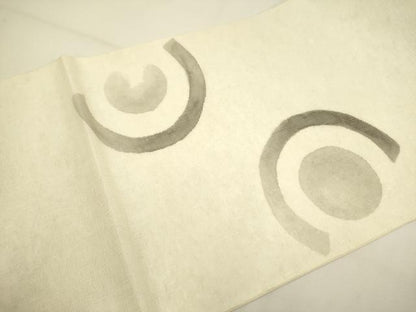 平和屋着物＊夏物 太鼓柄袋帯 幾何学文様 正絹 逸品 DAAY3000op
