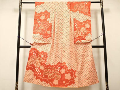 平和屋着物∵女の子 十三参り 子供 祝着 駒刺繍 絞り 桐花文 逸品 DAAY3068ma