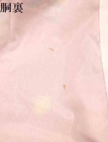 平和屋着物[]七五三　女の子　３歳　祝着　三つ身　鈴　花蝶文　金彩　逸品　DAAY3109ma