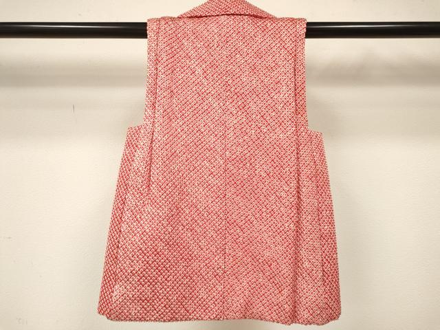 平和屋着物[]女の子　子供　被布　総絞り　逸品　DAAY3163ma