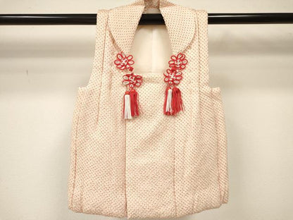 平和屋着物[]女の子　子供　被布　総絞り　逸品　DAAY3165ma
