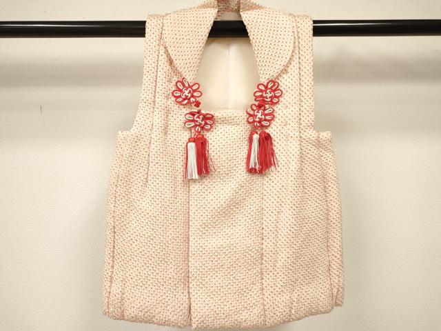平和屋着物[]女の子　子供　被布　総絞り　逸品　DAAY3165ma