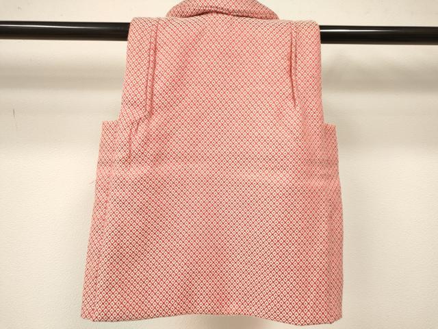 平和屋着物[]女の子　子供　被布　菱文　逸品　DAAY3168ma