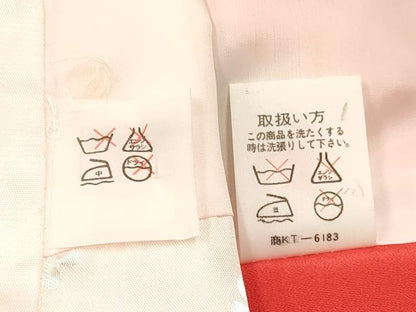 平和屋着物[]お宮参り　女の子　祝着　産着　初着　のしめ　孔雀花文　暈し染め　ラインストーン　逸品　DAAY3178ma