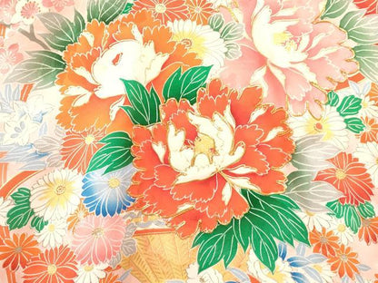 平和屋着物[]お宮参り　女の子　祝着　産着　初着　のしめ　駒刺繍　花籠文　金彩　逸品　DAAY3179ma
