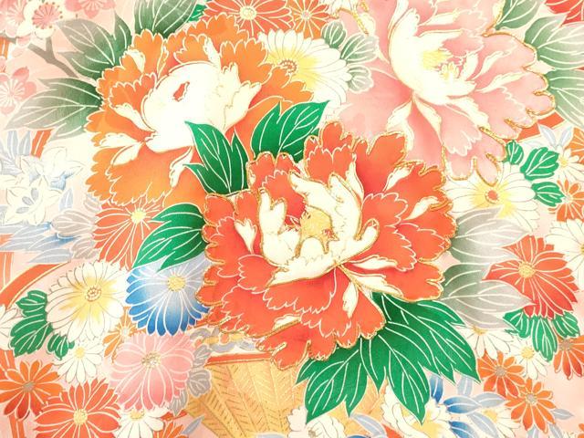 平和屋着物[]お宮参り　女の子　祝着　産着　初着　のしめ　駒刺繍　花籠文　金彩　逸品　DAAY3179ma