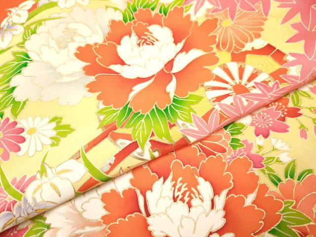 平和屋着物[]お宮参り　女の子　祝着　産着　初着　のしめ　花車文　金彩　逸品　DAAY3185ma