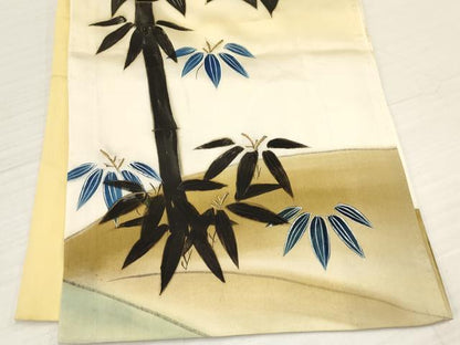 平和屋着物[]お宮参り　男の子　祝着　産着　初着　のしめ　刺繍　虎　寅　笹文　暈し染め　金銀彩　逸品　DAAY3196ma