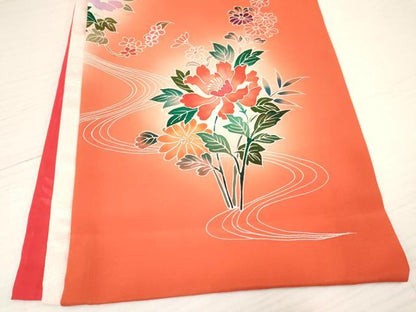 平和屋着物[]お宮参り　女の子　祝着　産着　初着　のしめ　花籠文　暈し染め　逸品　DAAY3214ma