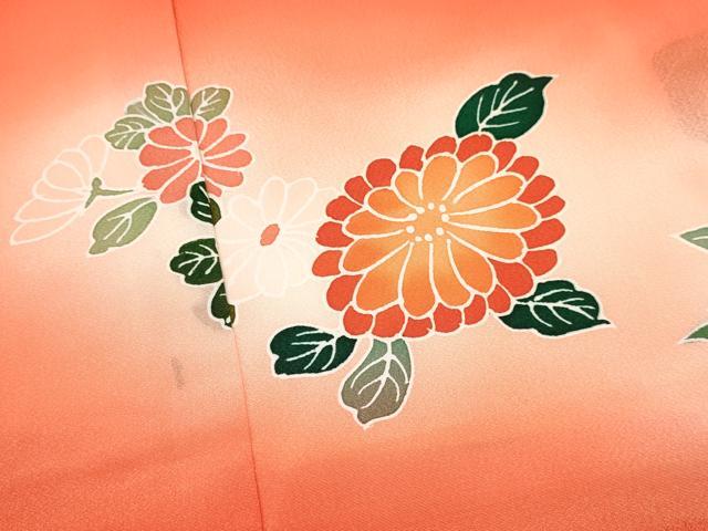 平和屋着物[]お宮参り　女の子　祝着　産着　初着　のしめ　花籠文　暈し染め　逸品　DAAY3214ma