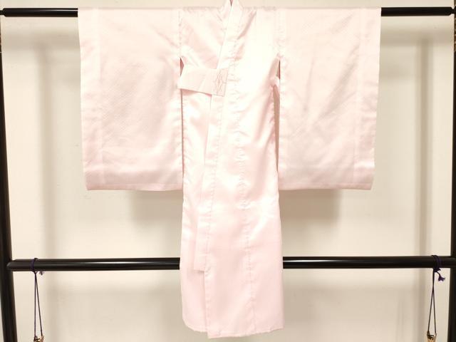 平和屋着物[]七五三　女の子　３歳　祝着　三つ身　長襦袢(袷)セット　鞠　御所車花蝶文　暈し染め　金彩　逸品　DAAY3232ma