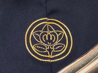 平和屋着物[]七五三　男の子　祝着・羽織・行灯袴・小物セット　鷹　鷲　宝船　金銀彩　洗える着物　DAAY3237ma