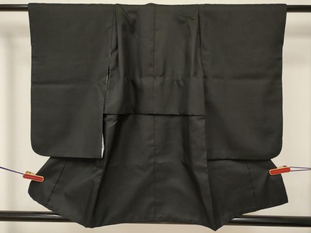 平和屋着物[]七五三　男の子　黒紋付・羽織・長襦袢(単衣)・行灯袴・小物セット　洗える着物　DAAY3240ma