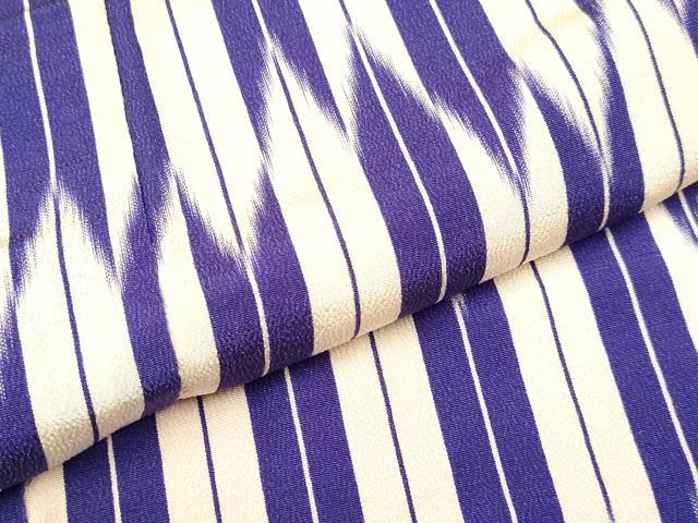 平和屋着物[]七五三　女の子　７歳　祝着　四つ身　お召地　矢羽文　逸品　DAAY3303ma