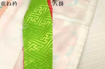 平和屋着物[]七五三　女の子　３歳　祝着　三つ身　舞桜花文　金彩　DAAY3332ma
