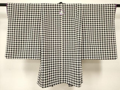 平和屋着物[]七五三　男の子　羽織　千鳥格子　洗える着物　DAAY3337ma
