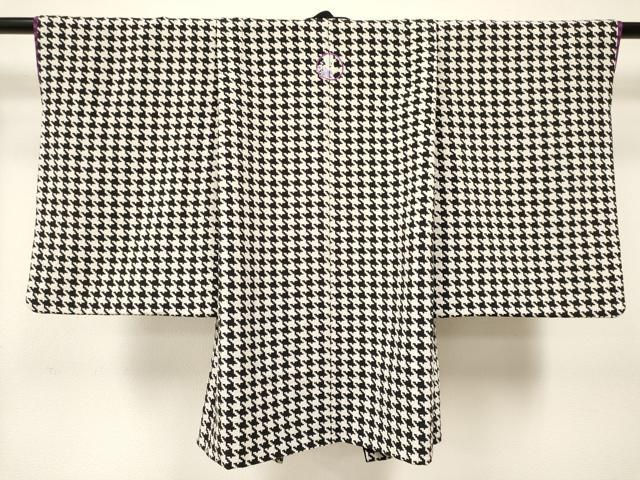 平和屋着物[]七五三　男の子　羽織　千鳥格子　洗える着物　DAAY3337ma