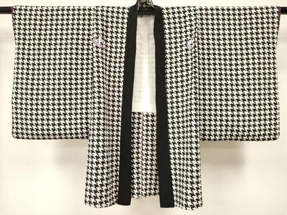 平和屋着物[]七五三　男の子　羽織　千鳥格子　洗える着物　DAAY3337ma