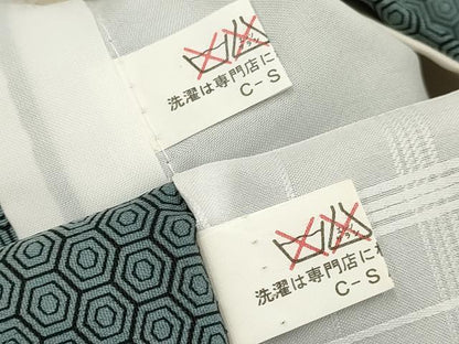 平和屋着物[]子供　男の子　羽織セット　鷹　鷲　仕覆花文　金彩　DAAY3342ma
