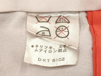 平和屋着物[]七五三　女の子　７歳　祝着　四つ身　袋帯セット　花蝶丸文　黒地　金銀彩　DAAY3349ma