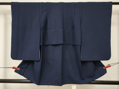 平和屋着物[]七五三　男の子　祝着・羽織・行灯袴・帯セット　鷹　鷲　松文　金彩　洗える着物　DAAY3354ma