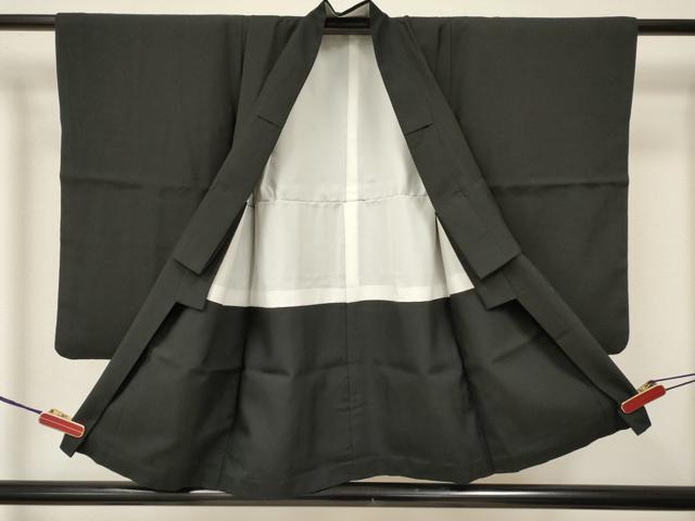 平和屋着物[]七五三　男の子　祝着・羽織・行灯袴・小物セット　龍　兜　立波松文　金彩　洗える着物　DAAY3355ma