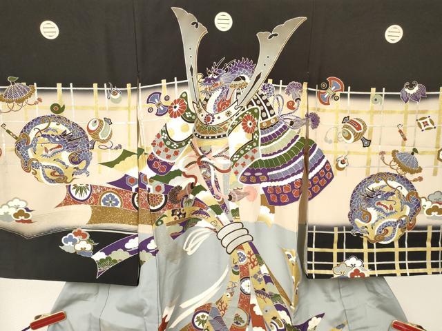 平和屋着物[]お宮参り 男の子 祝着 産着 初着 のしめ 龍 兜