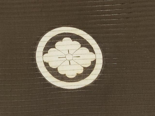 平和屋着物＊夏物　お宮参り　男の子　祝着　産着　初着　のしめ　絽　鯉　立波文　暈し染め　銀彩　逸品　DAAY3396ma