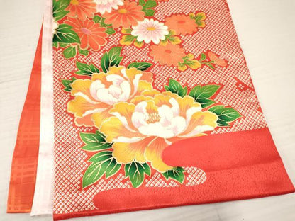 平和屋着物[]お宮参り　女の子　祝着　産着　初着　のしめ　駒刺繍　花車文　金彩　逸品　DAAY3405ma