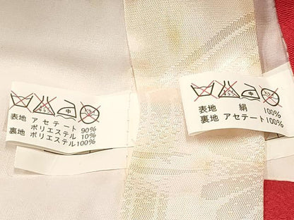 平和屋着物[]お宮参り　女の子　祝着　産着　初着　のしめ　舞蝶鞠花文　金銀彩　逸品　DAAY3410ma