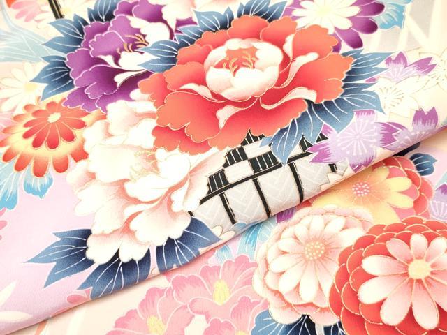 平和屋着物[]お宮参り　女の子　祝着　産着　初着　のしめ　花籠文　金彩　逸品　DAAY3415ma