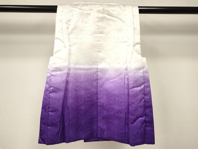 平和屋着物[]子供　女の子　３歳　祝着　三つ身　被布　麻の葉地紋　暈し染め　DAAY3459ma